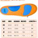 Plantar Fasciitis Insoles for Men & Women,High Arch Support Insoles for Pain Relief, 220+lbs Removable Insoles for Flat Feet,Birthday Gifts for Men Women Dad Mom,Stocking Stuffers Christmas GiftsL