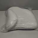 Cloud Contour Memory Foam Pillow Ergonomic Design for Sleeping Comfortably and Reducing Snoring Neck and Cervical Pillow with Cooling Pillowcase Grey