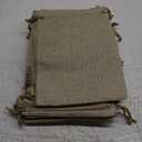 Burlap Gift Bags,12 Pcs Jute Drawstring Bottle Covers with Ropes and Tags for Christmas, Wedding, Travel, Birthday, Holiday Party (6 Colors)