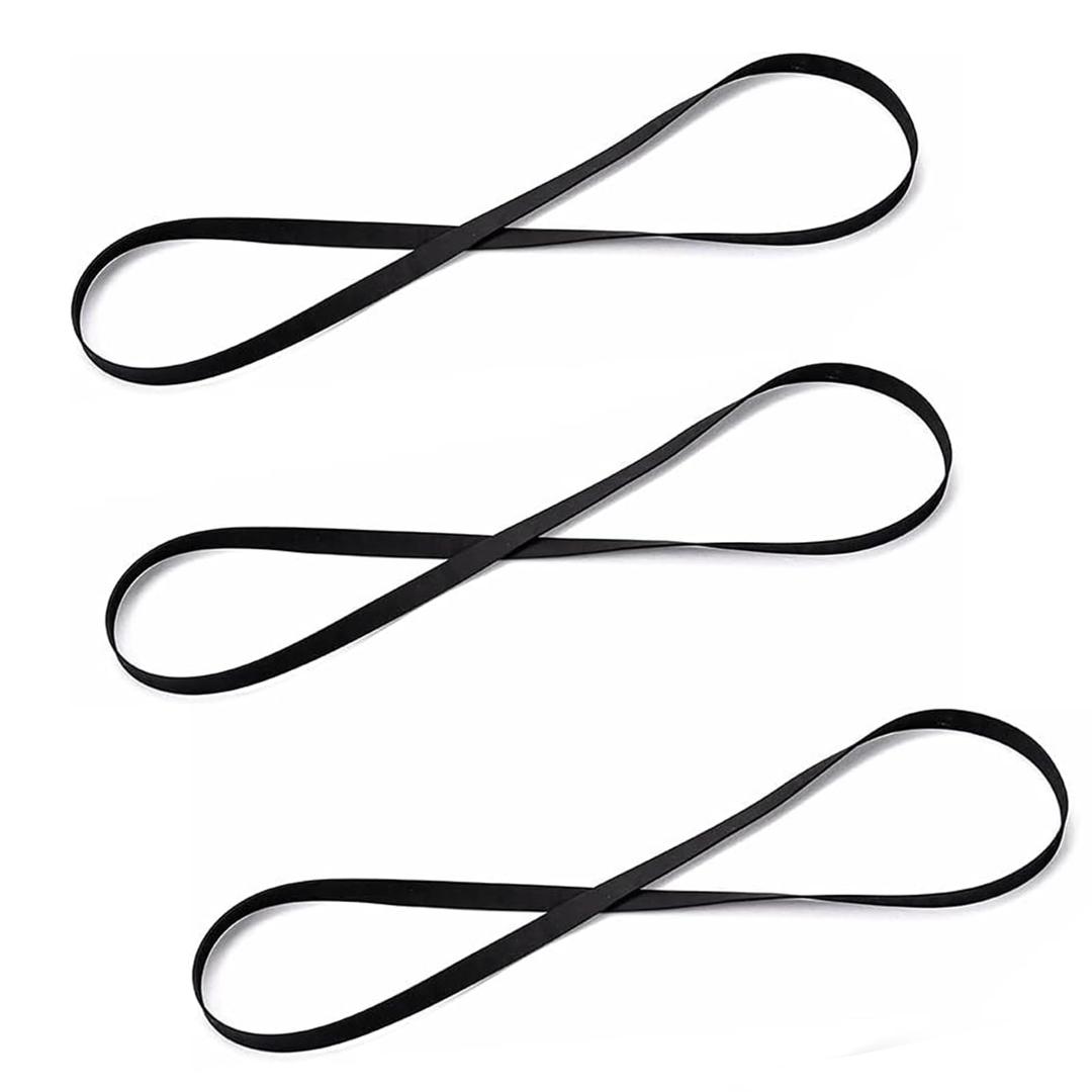 3 Pieces Turntable Belt Machine Recorder Rubber Belt for Repair Replacement Maintenance Most Kinds of Belt-Driven Turntables, 150MM, Pack of 5
