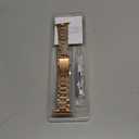 iiteeology Lightweight Stainless Steel Band Designed for Apple Watch Series 1-11, 42mm, 41mm, 40mm, 38mm, SE2&SE3, Replacement iWatch Bands for Women, Rose Gold