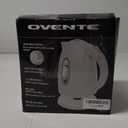 OVENTE Electric Kettle, 1.7L Fast Boiling Water Heater for Coffee or Tea, BPA Free with Water Level Gauge, Auto Shut-Off, Boil-Dry Protection, Indicator Light and Removable Filter, White KP72W (1.8 Quarts)
