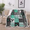 Cow Print Blanket Cow Decor Bedding Throw Blanket for Girl Women Christmas Valentine's Birthday Gifts Soft Cute Print Farm Animal Cow Blanket (50"x 60",cow3)