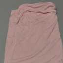 WhatsBedding Body Pillow Cover Cooling Fabric, Long Pillowcase Breathable & Skin-Friendly, Zipper Closure - Pink (20x54 inch)