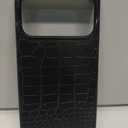 COCOMII Rectangle Case for iPhone 17 Pro Max, Compatible with MagSafe, Black Crocodile Leather