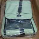 Cat Carrying Case Pet Dog Carrier Soft-Sided Cat Bag Airline Approved, Pet Travel Carrier Up to 15 Lbs, Collapsible Cats Carrier Dog Carrier for Medium Small Cats Dogs(17x11x11 Green)