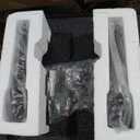 JYX Karaoke Machine with 2 Wireless Mics, 10" Woofer 500W Peak Power Big Portable Bluetooth Speaker with Bass/Treble Adjustment, PA System with Remote Control, LED Lights, Rolling Wheels and Trolley