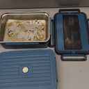 Electric Lunch Box Food Heater 80W Heated LunchBoxes for Adults Work/Car/Truck/Home, 1.8L Portable Food Warmer Heating Lunchbox with Insulated Lunch Bag 12V 24V 110V