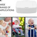 Refillable Plastic Wipes Dispenser Box with Lid Portable Wet Tissue Holder for Baby and Adult Use Non-Slip One-Hand Operation Storage for Living Room Kitchen Bathroom Bedroom