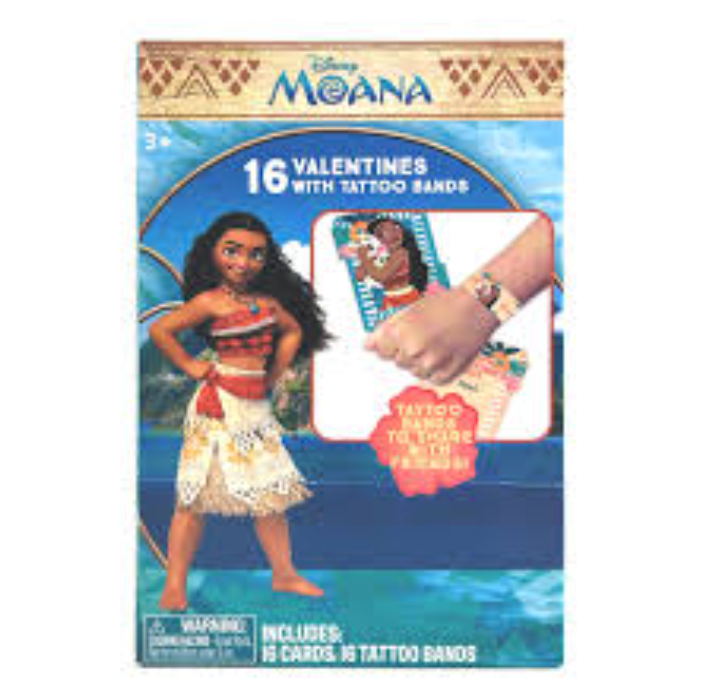 Exchange Cards Tattoo Arm Bands Moana 2 Pack