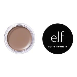 e.l.f. Putty Bronzer, Creamy & Highly Pigmented Formula, Creates a Long-Lasting Bronzed Glow, Infused with Argan Oil & Vitamin E, Feelin Shady, 0.35 Oz (10g) (0.35 Ounce (Pack of 1))