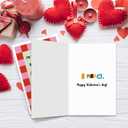 oxggerk Valentines Day Card for Man Woman, Happy Valentines Day Card for Husband Wife Boyfriend Girlfriend, Funny Vday Cards