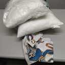 Green Throw Pillow Covers Set of 2,French Farmhouse with White Birds and Flowers Pattern Linen Pillowcases,Decorative Square Pillows Cushion Covers for Couch Sofa Bed Chair,18x18 Inches