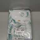 100% Blackout Curtains Green Floral Pattern Curtains 96 Inches Long for Bedroom Watercolor Leaf Print Thermal Insulated Drapes for Living Room Darkening Rod Pocket Window Curtains 2 Panels (Back Tab | Sage Green)