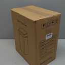 Bathroom Automatic Trash Can, 4 Gallon Touchless Motion Sensor Small Garbage Can with Lid Smart Electric Narrow Waterproof Garbage Bin for Bedroom Office Halloween Decoration, White (B-Basic Battery Supply-White)