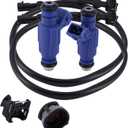 2PCS Fuel Injector Harness Set 0280156208 For Polaris Ranger 700 800 2006-2010,Ranger Crew 700 800 2008-2010,Ranger XP 700 800 2005-2010,RZR 4 800 2008-2010,Sportsman X2 700 800 1202863 1253558