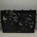 Radiator Cooling Fan Compatible with ProMaster 1500/2500/3500 2014-2021 3.6L 68189000AA 68189000AB