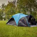 Coleman 8-Person Carlsbad Dark Room Dome Camping Tent with Screen Room, 2 Rooms, Blue, 457 x 366 cm, 183 cm