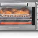 Hamilton Beach Sure-Crisp Air Fryer Toaster Oven Combo, Fits 9 Pizza, 4 Slice Capacity, Powerful Circulation, Auto Shutoff, Stainless Steel (31403)
