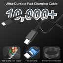 2 x 45W Super Fast Charger USB C Android Phone Charger Fast Charging Replacement for Samsung Galaxy S25/S25 Ultra/S25+/S24 Ultra/S24/S24+/S23 Ultra/S23/S22/S20/S21/Note 10,Galaxy Tab, 6Ft C Cable