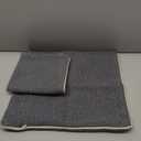 Amazon Basics Boucle Throw Pillow Covers for Couch, Living Room, Home Decor with Hidden Zipper, Grey, 1616in, Pack of 2