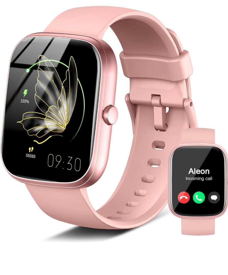 Smart Watch for Women (Answer/Make Call), 1.91"HD Smartwatch with Heart Rate/Sleep Monitor/Pedometer/Calories, 2026 Fitness Watch 110+ Sport Modes IP68 Waterproof Activity Tracker for Android iOS Pink