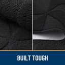 OLANLY Door Mats Indoor, Non-Slip, Absorbent, Dirt Resist, Entrance Washable Mat, Low-Profile Inside Entry Doormat for Entryway (32x20 inches, Black)