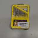 Cobalt Drill Bits Set 19pcs Metric M35 HSS 135 Degree Tip Split Point Jobber Length Twist Drill Bit for Hardened Metal Cast Iron Stainless Steel Plastic and Wood with Metal Storage Case 1-10mm