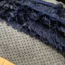 Area Rugs for Living Room: 10x12 Area Rug for Living Room- Navy Blue Large Shag Area Rugs- Shaggy Carpets for Bedroom, (Navy Blue, 10x12)