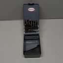 Cobalt Left Hand Drill Bit Set, 29Pcs M35 High Speed Steel Jobber Length Drill Bit Kit for Hardened Metal, Stainless Steel, Cast Iron, Wood and Plastic, with Index Storage Case, 1/16"-1/2"