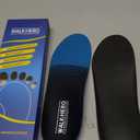 Walkhero Plantar Fasciitis Pain Relief Insoles High Arch Support Orthotic Shoes Inserts, Relieve Flat Feet and Foot Fatigue (Mens 6-6 1/2 | Womens 8-8 1/2, Blue)