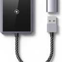 2 in 1 Wireless CarPlay & Android Auto Wireless Adapter | 2025 Upgraded Carplay Wireless Adapter | Plug-and-Play | Low Latency | for Apple iPhone iOS 10+ & Android 10+