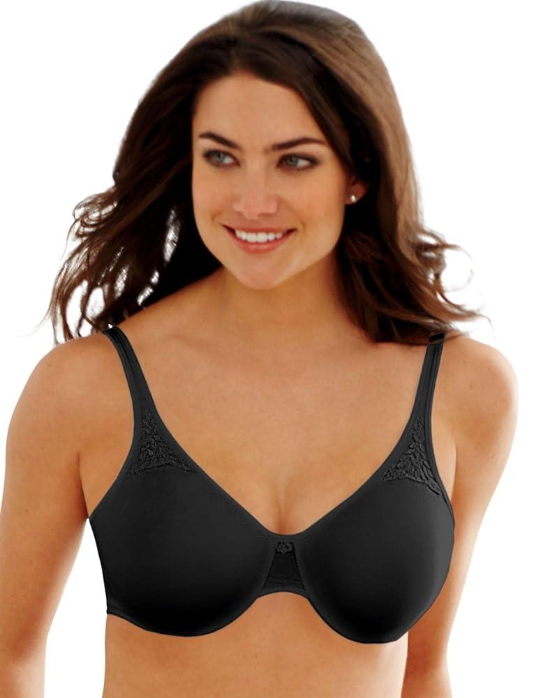 Bali Passion for Comfort Minimizer Underwire Bra, Black, 38D