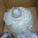 FEMILA Water Ripple Glass Pendant Light, 11" Modern Pendant Lighting for Kitchen Island, Adjustable Hanging Light Fixture, Oil Rubbed Bronze, Farmhouse Island Lights for Kitchen, 4FY09-MP ORB-WG-2