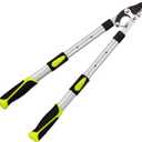 Loppers for Tree Trimming Heavy Duty Branch Cutter with Compound Action, Effortless Tree Pruner Extendable 21-26" Loppers for Gardening, Long Handle Pruning Shears with 1.6" Clean Cut Capacity