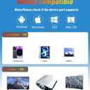 Wireless HDMI Transmitter and Receiver, 4K Plug & Play Portable 2.4G/5G Upgrade USB C Wireless HDMI Extender Kit for Streaming Video and Audio to HDTV/Monitor from Martphone/Tablet/Laptop