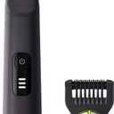 Philips Norelco OneBlade 360 Pro Hybrid Electric Shaver & Trimmer, with 12-in-1 Comb, QP6531/70 (Black/Lime Green)
