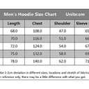 Men's Casual Pullover Hoodies Long Sleeve Knitted Hooded Sweatshirts Black, 2XL