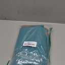 Eunzel Hot Yoga Towel - Microfiber Non Slip Yoga Mat Towel with Grip Dot Sweat Absorbent Towel for Hot Yoga, Pilates and Fitness 72" x 24", Dark Cyan/Orange