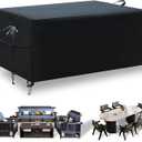 Patio Furniture Covers Waterproof - Heavy-Duty Polyester Outdoor Cover for Sofa, Table, 18012074cm (70.8x47x29in)