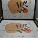 24x30 Frame Set of 2, Rustic Black Wood Style for 18x24 Mat, 24x30 in