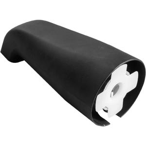 SENTO Slip On Black Universal Heavy Durable Metal Bathroom Tub Spout Without Diverter, Heavy Duty Metal Bathtub Faucet Without Shower Diverter - 4 Inches 1/2" Copper Pipe, Matte Black