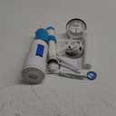 Gadpiparty Universal Toilet Replacement Kit Inside Tank with Fill Valve 3 Inch Flush Valve and Flush Button Set for Old Style Toilets - Easy Installation and Efficient Water Control