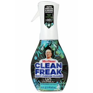 Mr. Clean Clean Freak Multi Surface Cleaning Spray, Deep Cleaning Mist Starter Kit and Refill Bundle, Unstopables Fresh Scent, 16 fl oz, Pack of 