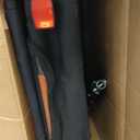 Dog Bike Trailer for Medium & Large Dogs - Convertible Pet Bicycle Trailer Jogger Stroller w/Waterproof Cover, Safety Flag & Reflective Strips - Fits 20"-29" Wheels (Orange-1)