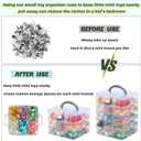 5-Tier Mini Brand Storage Case with Adjustable Compartments, Plastic Organizer Box for Mini Brand Organizer(Case Only)