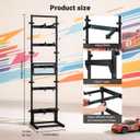 Wall Mount＆Floor RC Car Display Stand, 5 Tier Adjustable RC Car Rack