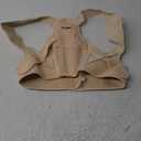 Fit Geno Back Brace Posture Corrector for Men & Women: Shoulder Straightener Adjustable Full Back Support Pain Relief - Scoliosis Hunchback Spine Corrector (Medium) (Medium/Large (Waist 33"-40"), Beige)
