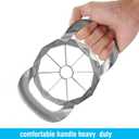 Apple Slicer, HEAVY DUTY Apple Corer, 8-Blade Stainless Steel Apple Cutter Divider Pitter Sturdy and Sharp
