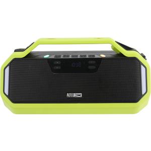 Altec Lansing StormChaser Rechargeable Emergency Radio, Portable Bluetooth Speaker with NOAA AM FM for Weather Alerts, Solar Powered Survival Speaker with Cellphone USB Charger, LED Camping Flashlight